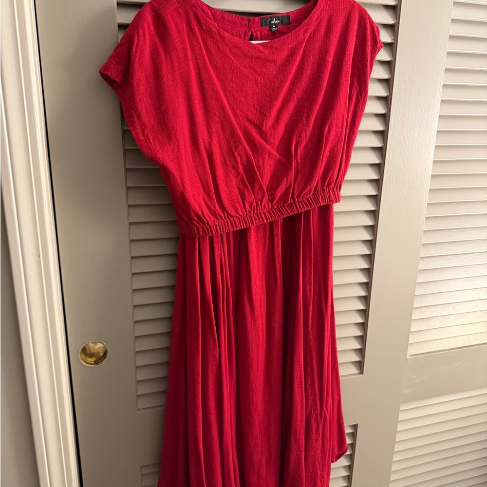 Elegant Red Women's Dress